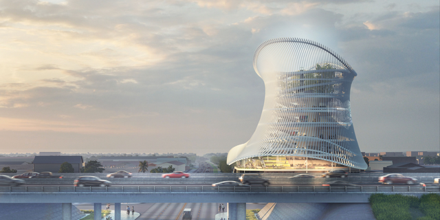 Conception drawing of the Pulse Museum, slated to open in 2023 (Coldefy & Associés with RDAI/onePULSE Foundation)