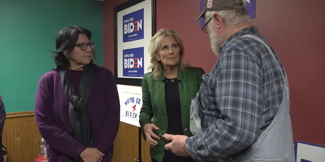 With a schedule almost as extensive as her husband's, former Second Lady Dr. Jill Biden has been crisscrossing the Hawkeye State, making stops in rural districts where support could give her husband an edge to win on caucus night.
