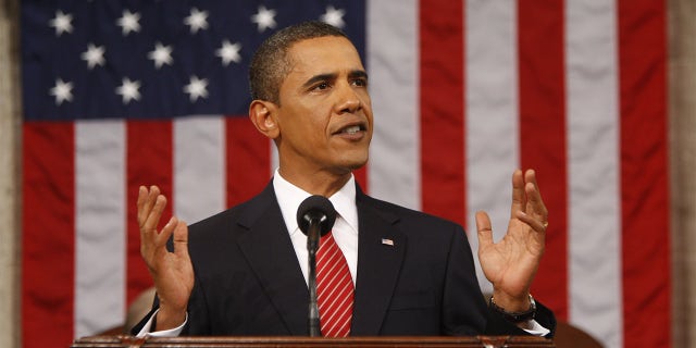 President Barack Obama speaks in 2009 about health care reform during a joint session of the U.S. Congress on Capitol Hill in Washington, D.C., U.S. (Photo by Jason Reed/Bloomberg via Getty Images)