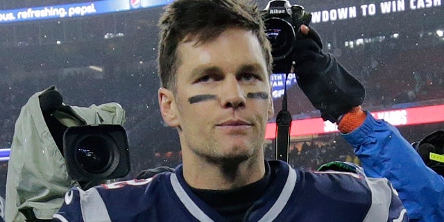 New England Patriots quarterback Tom Brady leaves the field after losing an NFL wild-card playoff football game to the Tennessee Titans on Jan. 4, 2020, a Foxborough, Massachusetts.