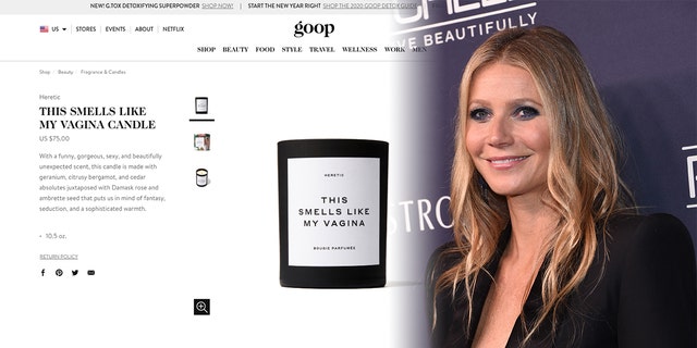 Gwyneth Paltrows Goop Is Selling A Vagina Scented Candle And Its