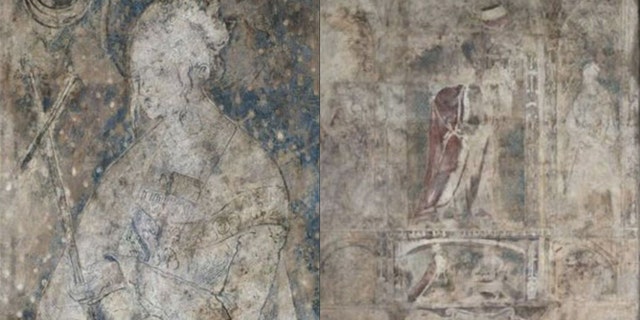 The painting, which is believed to be the work of Albrecht Dürer, was revealed on a wall above the souvenir shop in St. Stephen’s Cathedral in Vienna.
