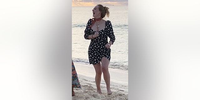 British Singer Adele shows off her dramatic weight loss while pictured with Harry Styles and TV presenter James Corden on Holiday together in Anguilla.