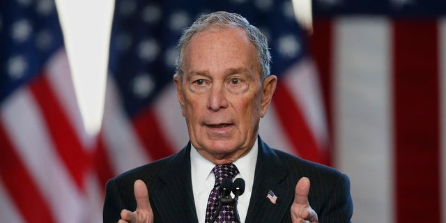 Democratic presidential candidate Michael Bloomberg speaks at the Greenwood Cultural Center in Tulsa, Okla., Sunday, Jan. 19, 2020. (AP Photo/Sue Ogrocki)