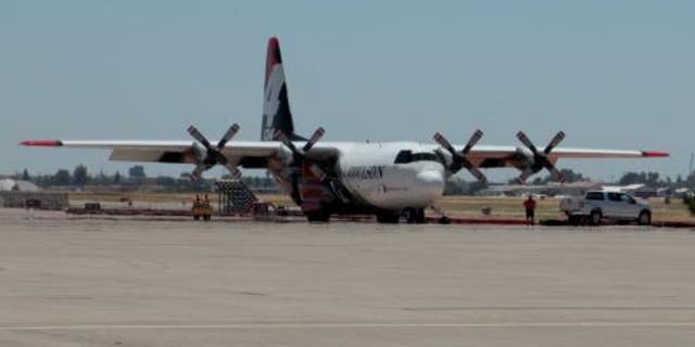 The C-130 Hercules at McClellan Air Force Base in California.