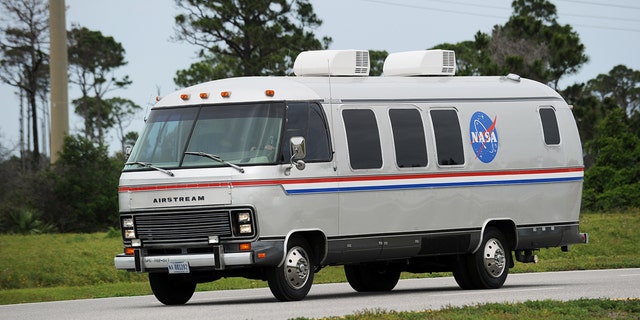 Shuttle astronauts were driven to their spacecraft in this Astrovan.