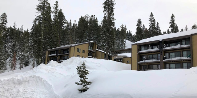 Snowdrifts pile up at Alpine Meadows ski resort in Alpine Meadows, Calif. on Friday, Jan. 17, 2020. An avalanche Friday at a Lake Tahoe ski resort killed one skier and seriously injured another a day after a storm dumped large amounts of snow throughout the picturesque area. (AP Photo/Scott Sonner)