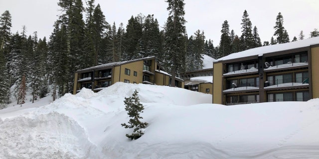 Snow drifts pile up at Alpine Meadows ski resort in Alpine Meadows, Calif. on Friday, Jan. 17, 2020. An avalanche Friday at a Lake Tahoe ski resort killed one skier and seriously injured another a day after a storm dumped large amounts of snow throughout the picturesque area. (AP Photo/Scott Sonner)