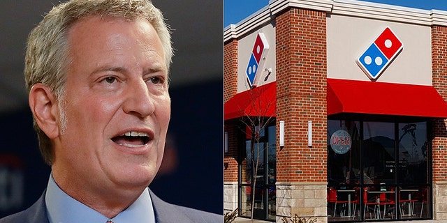 "I’m sorry this corporate chain exploited you — stick it to them by patronizing one of our fantastic LOCAL pizzerias," de Blasio tweeted on Wednesday.