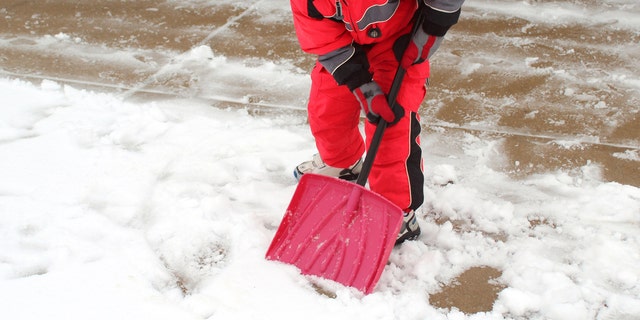One little boy in Newfoundland discovered the challenges of shoveling snow.