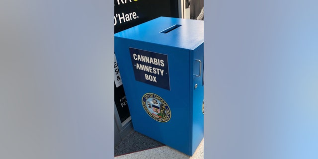 Police in Chicago say an incoming traveler at Midway Airport managed to steal marijuana from one of the facility’s “Cannabis Amnesty Boxes” on Wednesday.