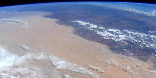 Smoke from the Australian wildfires can be seen in this image from NASA astronaut Christina Koch.