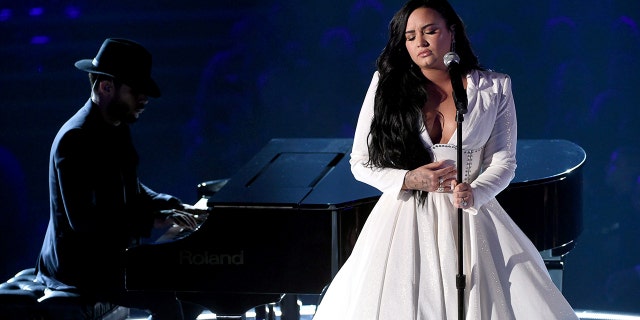 Demi Lovato performs onstage during the 62nd Annual GRAMMY Awards at STAPLES Center on Jan. 26 in Los Angeles, California. 