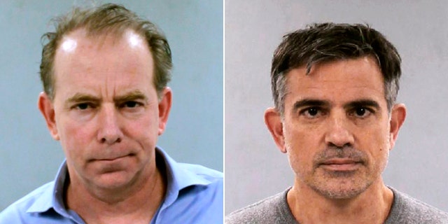 Kent Mawhinney, a 54-year-old practicing attorney from South Windsor (left), was arrested by Connecticut State Police Tuesday for conspiracy to commit murder in connection with the May 24 disappearance of Jennifer Dulos. Police said he was a a “close personal friend” of Fotis Dulos (right).