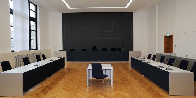 A courtroom in Germany.