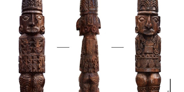 The Pachacamac idol, long thought to be destroyed by the Spanish conquistadors in 1533, was discovered in 1938. (Image: © Sepúlveda et al, 2020; Copyright Project INCA, OPUS Programme, Sorbonne Université)