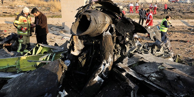 The crash happened shortly after the plane departed Tehran's airport Wednesday morning.