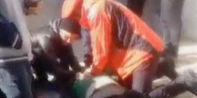 Soleimani funeral stampede in Iran leaves at least 56 dead, state TV reports 3 In this frame grab from video posted online, people try to resuscitate victims of a deadly stampede at a funeral procession for Qassem Soleimani.