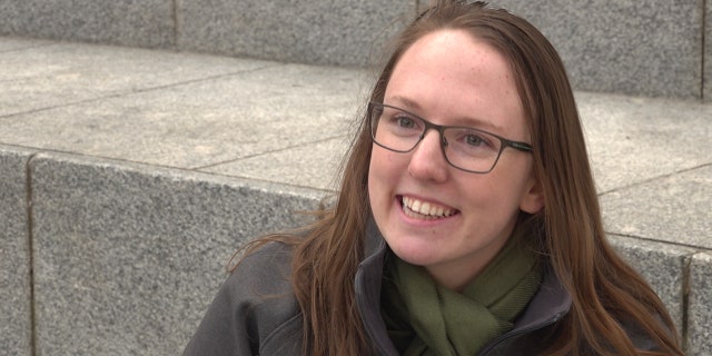 In Philadelphia, college student Jessica Anderson is running a satellite caucus on campus.