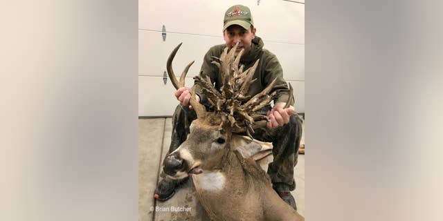 On Jan. 3, members with the Boone and Crockett Club spent five hours scoring the buck.