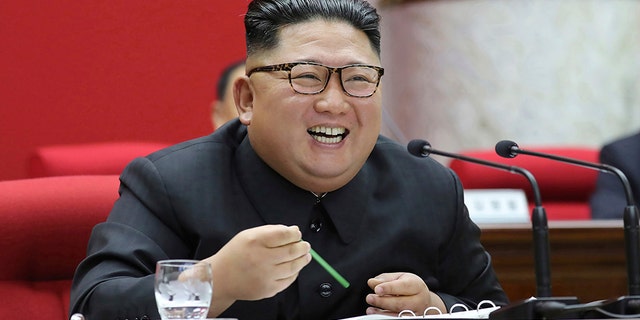 In this undated photo taken during the period of Dec. 28 - Dec. 31, 2019 provided by the North Korean government, North Korean leader Kim Jong Un attends a Workers’ Party meeting in Pyongyang, North Korea. Independent journalists were not given access to cover the event depicted in this image distributed by the North Korean government. (Korean Central News Agency/Korea News Service via AP)