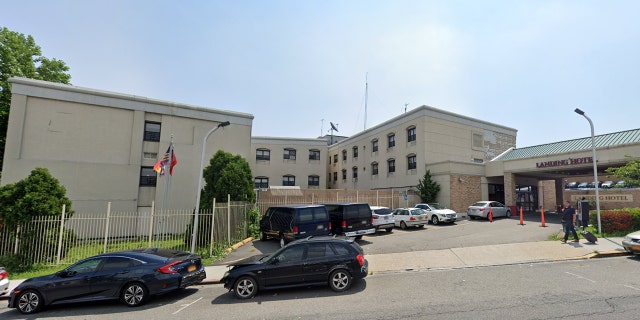 The Landing Shelter near LaGuardia Airport in New York City.