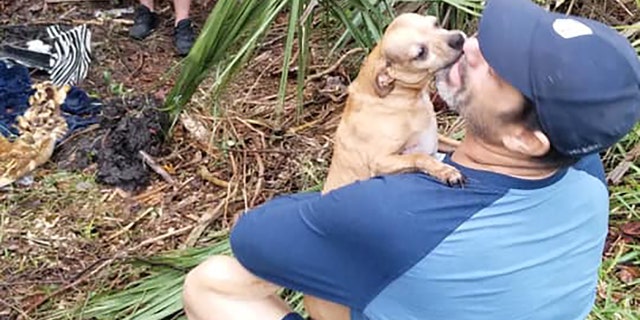 The heartwarming reunion of Max and his owner led users on social media to thank the sheriff's office for its dedication in searching for the missing dog.