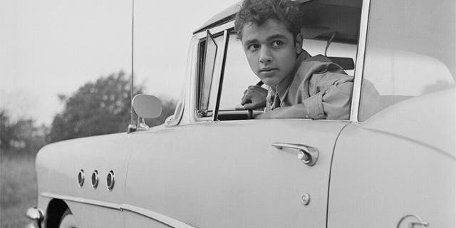 An early snapshot of Sal Mineo at home in The Bronx, New York.