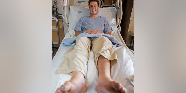 The 17-year-old is now recovering after surviving a night alone in the Utah mountains. (Jen Pilgreen/University of Utah Health via AP) (Jen Pilgreen/University of Utah Health via AP)