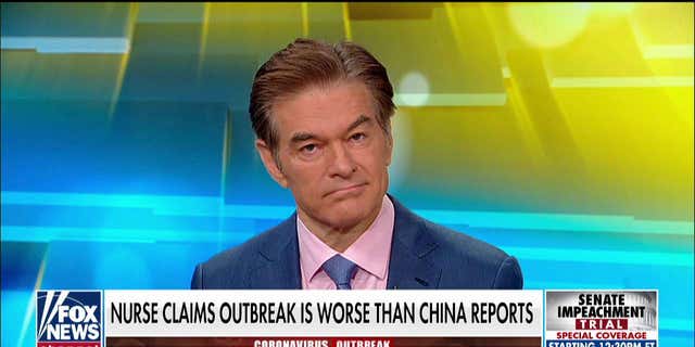 Well-known celebrity physician Mehmet Oz announced his candidacy for the Senate in Pennsylvania on Nov. 30, 2021. Oz is seen in a January 2020 appearance on the Fox News Channel.