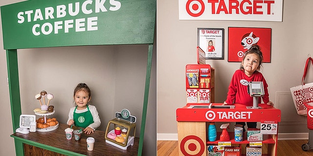 Though Ariah clearly enjoys her new set up – she even made Target Employee of the Month, according to a framed photo behind the tiny checkout counter – her mom Renee Doby-Becht admits she might like it more.