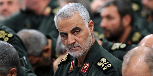 Iranian Revolutionary Guard Gen. Qassim Soleimani is seen in Tehran, Iran, Sept. 18, 2016. (Office of the Iranian Supreme Leader via Associated Press)