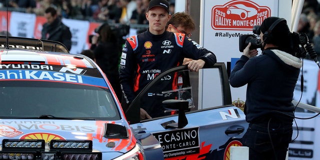 world rally championship driver ott tanak survives dramatic crash at monte carlo rally fox news world rally championship driver ott