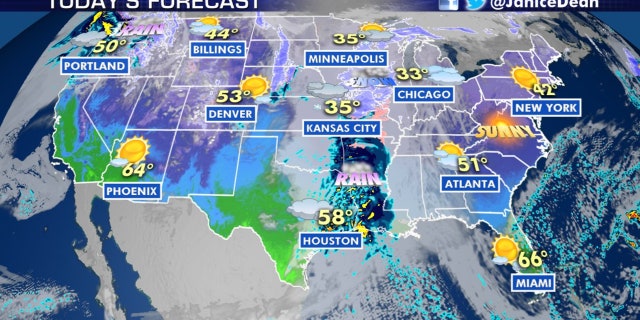 Warmer conditions are expected after the cold temperatures that have reached as far as Florid this week.
