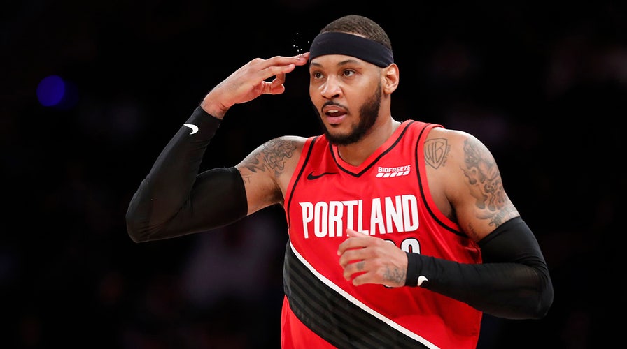 Carmelo anthony jersey portland best sale trail blazers