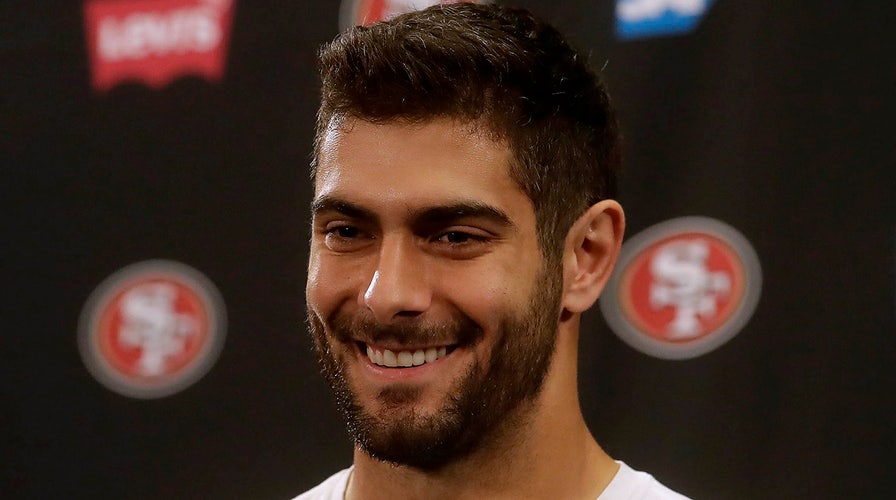 49ers' Jimmy Garoppolo ended up in a ditch after the Patriots traded him to San  Francisco