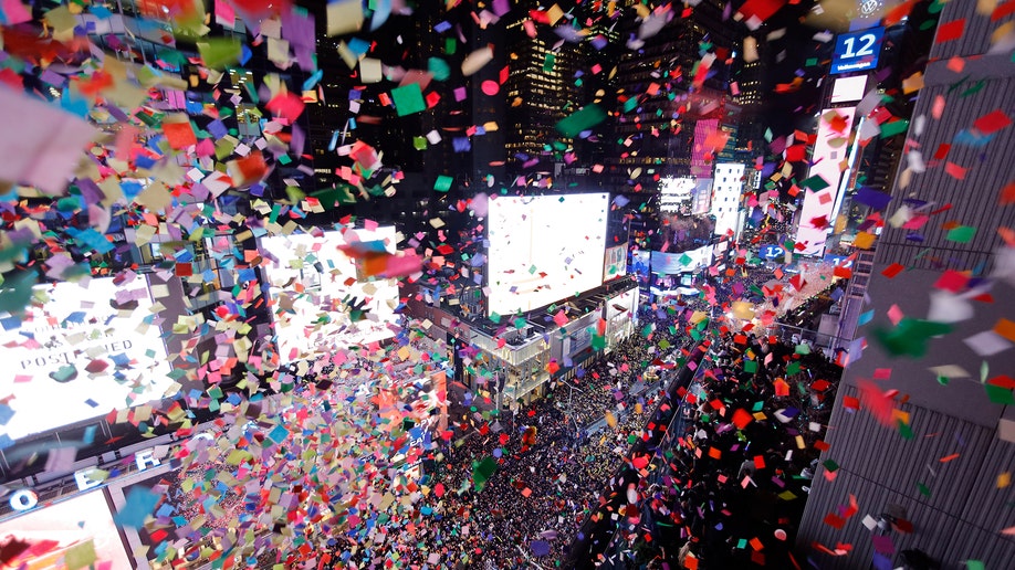 Times Square NYE celebration