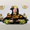 Billie Eilish holds her awards for best album, best pop vocal album, best song, best record and best new artist at the 62nd annual Grammy Awards in Los Angeles, Jan. 26, 2020. 