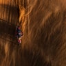 Jose Ignacio Cornejo Florino of Chile rides his Honda motorbike during stage eleven of the Dakar Rally between Shubaytah and Haradth, Saudi Arabia, Jan. 16, 2020. 