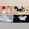 Atlanta Hawks guard Trae Young's, New Orleans Pelicans guard Josh Hartshoes, Phoenix Suns forward Kelly Oubre Jr. and Toronto Raptors guard Kyle Lowry wear shoes with a tribute to Kobe Bryant during basketball games today.