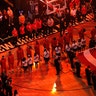 The New Orleans Pelicans pause for a moment of silence for Bryant