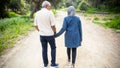 A senior couple walks on a road - Fox News
