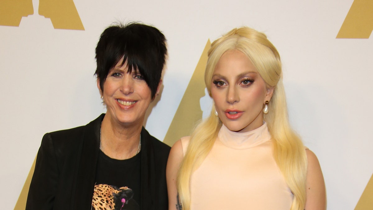 Songwriter Diane Warren and singer/actress Lady Gaga attend the 88th Annual Academy Awards Nominee Luncheon in Beverly Hills, California. (Photo by Dan MacMedan/WireImage)