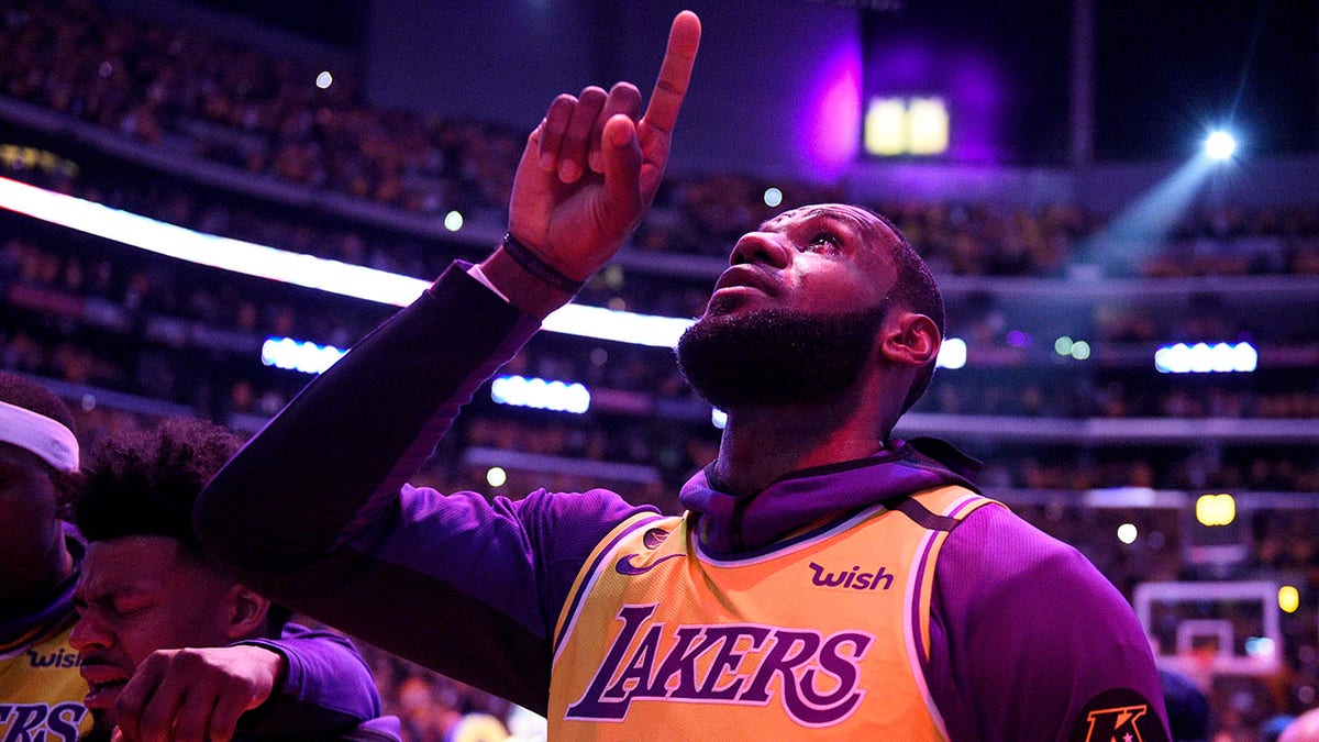 LeBron James was visibly emotional after learning of Bryant's death. (AP Photo/Kelvin Kuo)