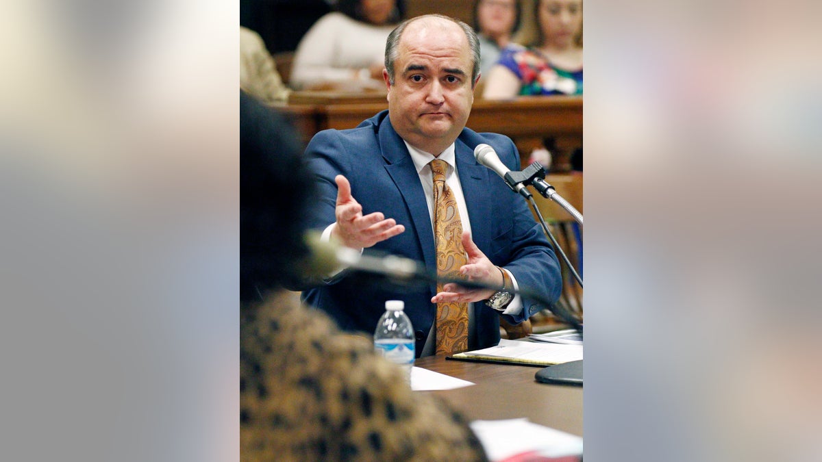 FILE - In this Sept. 7, 2016 file photo John Davis, then executive director of the Mississippi Department of Human Services. (AP Photo/Rogelio V. Solis, File)