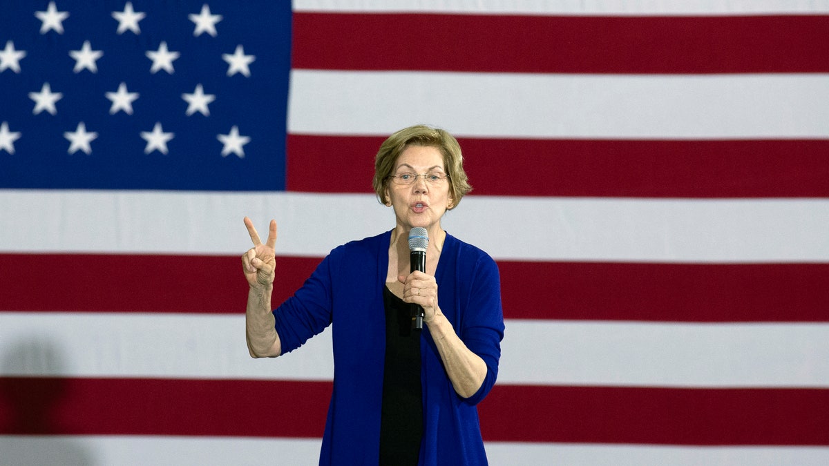 Sen. Elizabeth Warren called for Congress to use its constitutional authority to expand the number of justices on the Supreme Court. (AP Photo/Jose Luis Magana)