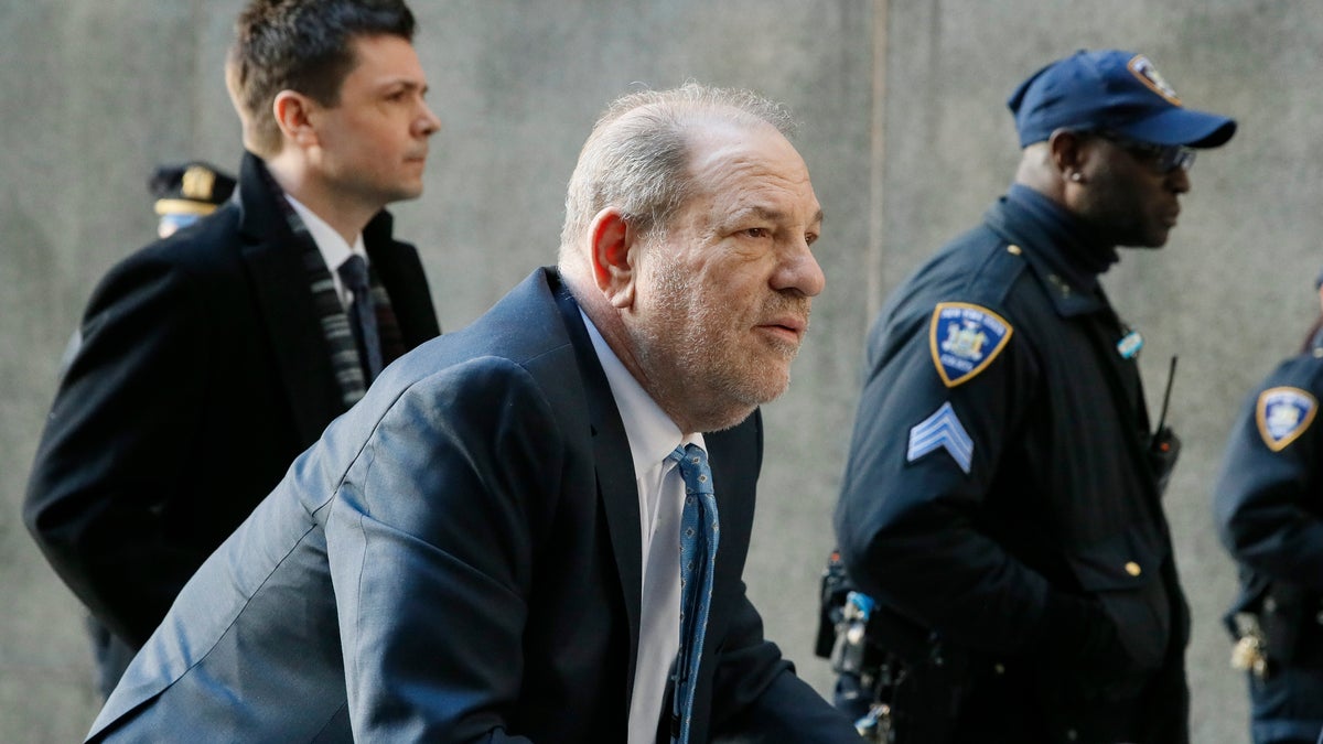 Harvey Weinstein at Manhattan court