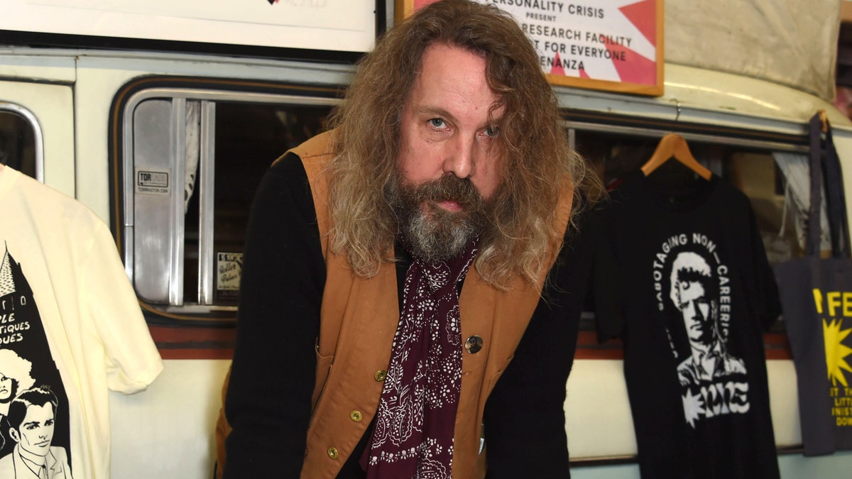 Andrew Weatherall attends the Art Car Boot Fair Christmas Wrap Party at The Workshop on December 9, 2018 in London, England. (Photo by David M. Benett/Dave Benett/Getty Images)