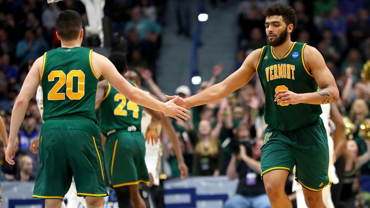 Vermont and Anthony Lamb won the conference tournament in 2019. (Photo by Maddie Meyer/Getty Images)