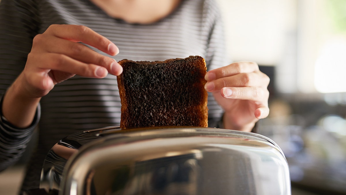 In fairness, some people LIKE their toast this dark.